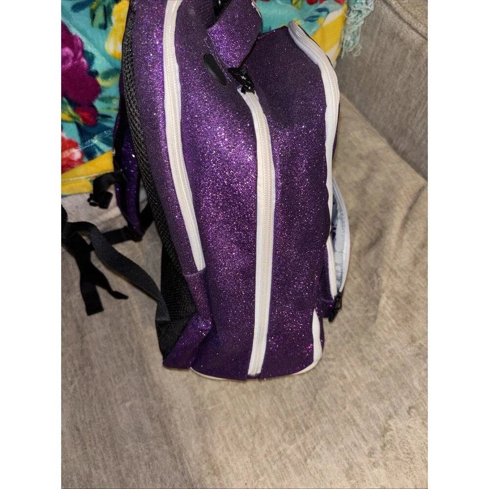 FULL SIZE Dream Bag Sequin Amethyst Purple Rebel Athletic Backpack MSRP $138 Cat